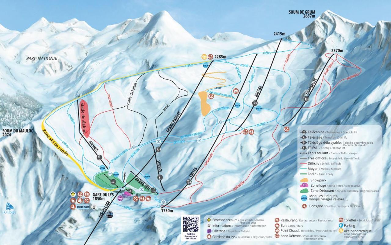 Le Central Studio Mezzanine Cauterets Exterior foto